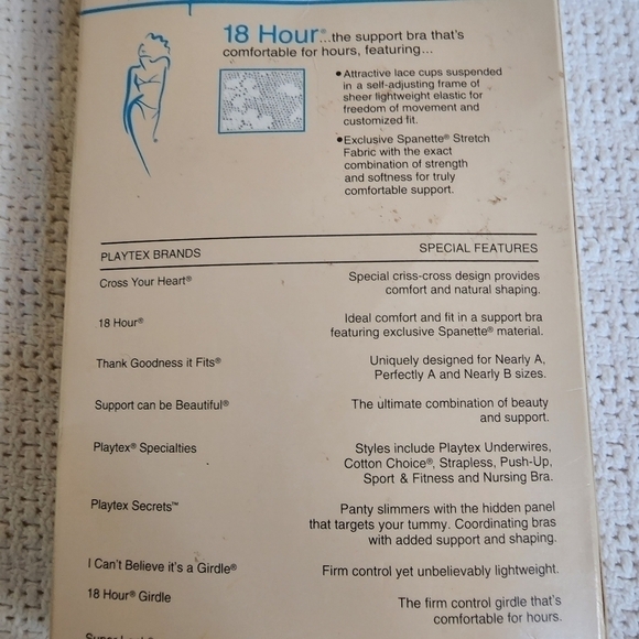Playtex 18 hr SoftCup #20/27 Sz. 36C White Bra - Picture 3 of 5
